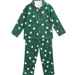 Cherry Crumble Kids Printed Shirt & Pyjamas Night suit-picture-51