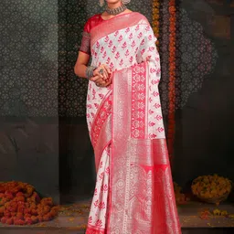 Astita Woven Design Zari Saree-image-44