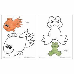 Sawan 0 Level Colouring Books Pack of 8 - English image 5