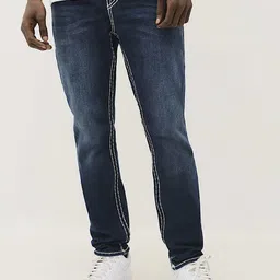 True Religion Men Cotton Mid-Rise Clean Look Slim Fit Jeans-image-11