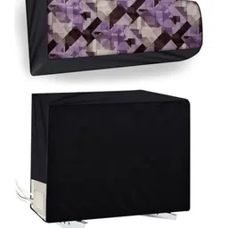 The Furnishing Tree Black Printed Air Conditioner Cover-picture-56