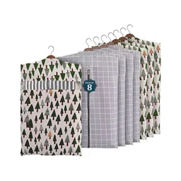 Aura Grey Set of 6 Regular Multi-Utility Organisers-47