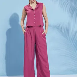 DressBerry Texture Top With Trouser Co-Ords-picture-47