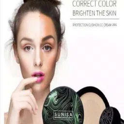 SUNISA BB & CC Cream Foundation With Mushroom Head Air Cushion-20g image 4