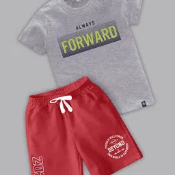 BAESD Boys Printed T-shirt with Shorts-image-84