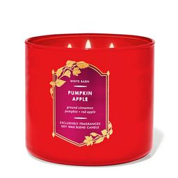 Bath & Body Works Pumpkin Apple Scented 3-Wick Candle - 411g-image-95