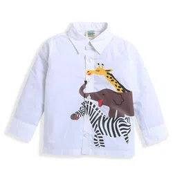 ZIP ZAP ZOOP Boys Standard Opaque Casual Shirt-23