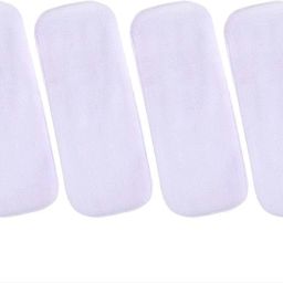 Microfiber Soft Washable Inserts/Pad for Baby Cloth diaper -(Pack of 4) White-28