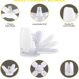 brightdazzle 25 W Basic Round B22 D LED Bulb image 3