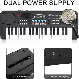 ijaytoys Latest Model 37 Key Piano Keyboard Toy with Recording and Mic for Kids image 3