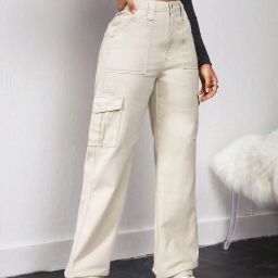 Women Regular High Rise White Jeans-image-42