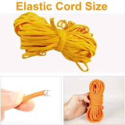 aakriti Knitted Yellow Elastic image 4