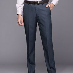 Louis Philippe Men Slim Fit Formal Trousers-picture-36