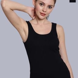 Friskers Black Cotton Tank Top-picture-34