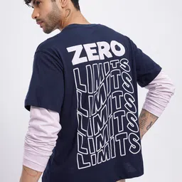glitchez Typography Printed Oversized T-shirt-image-40