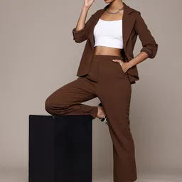 Roadster Open Front Blazer With Trouser Co-Ords-picture-6
