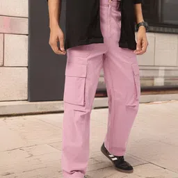Kook N Keech Men Urban Utility Cargo Style Trousers-image-78