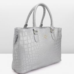 Caprese Croc Textured Structured Handheld Bag image 3