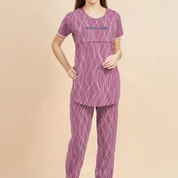 PASTEL CLIP Women Printed Night suit-picture-42