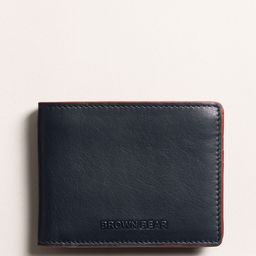 BROWN BEAR Men Leather Two Fold Wallet-45