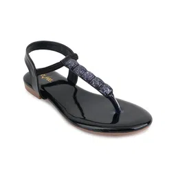 Luxyfeel Women T-Strap Flats-image-63