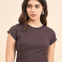 Strong And Brave Crop Top-13