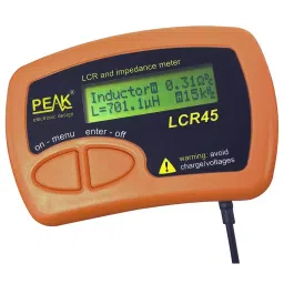 PEAK ELECTRONIC DESIGN Impedance Meter, Hh, 10H, 10000Uf, 2Mohm, LCR45-30
