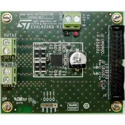STMicroelectronics Demonstration Board for Drive a Single 2-Phase Stepper Motor or up to Four DC Motors, EVAL6206Q-7