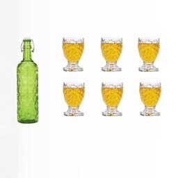 SOMIL Green Glass Airtight Can Bottle-image-47