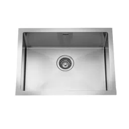 Jayna Square R-10 24x18x09 inch Brush Finish Stainless Steel Single Bowl Kitchen Sink, JS RC - 2418-image-22