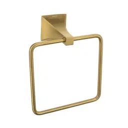 Somany Towel Ring French Collection Giza Series Brushed Gold Finish Metal Body Wall Mount, 272151340201-image-91