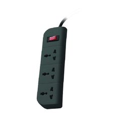 Belkin 3-Socket Surge Protector Universal Socket with 5Ft (1.5-Meter),Grey image 1
