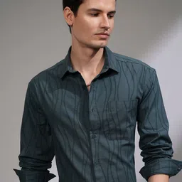 HIGHLANDER Men Printed Casual Shirt-image-52