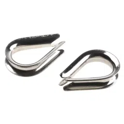 RS PRO Stainless Steel Thimble For Use With 5mm Diameter Wire Rope Model No 1835885 (Bag of 10)-image-43