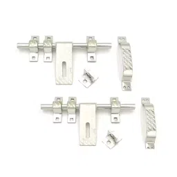 Legal 2 aldrop 2 handle L-310 16x3mm Stainless Steel Latching Draw Hasp-image-79