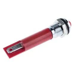 RS PRO Red Panel Mount Indicator, Mounting Hole Size 8 mm, Termination Type Solder Tab, IP Rating IP67, Model No 212042 image 3