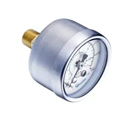 Bourdon NPT 1/4 Analogue Pressure Gauge 2 Bar Back Entry 40 mm Outside Diameter, MTR1-F50.B17-24