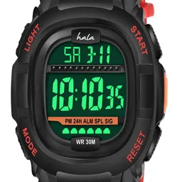 Hala Men Solid Rectangular Tang Regular Digital Watch-1050 image 5