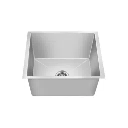 Nirali BG Kitchen Sink Meritox Series Master 410x360 mm (16x14 inch) Hairline Satin Finish Stainless Steel, Esto-picture-29