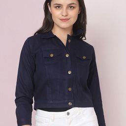 BUY NEW TREND Women Lightweight Denim Jacket-image-84