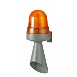 Werma Sounder Beacon 424 Series Yellow Horn 230 V IP65 Wall Mount 98dB at 1 Metre, 424.320.68-picture-30