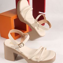 The Roadster Lifestyle Co Stylish Trending Ethnic Block Heels-33