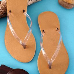 Zoyi Women V-Shape Open Toe Flats-image-1