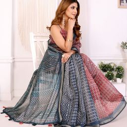 Mitera Ethnic Motifs Zari Chanderi Saree-picture-21