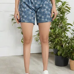 ANJIR Women Cotton Floral Printed Shorts-picture-31