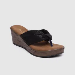 Inc 5 Women Metallic Print Wedge Sandals With Knot Detail-22