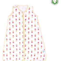 Theoni 100% Organic Cotton Muslin Sleeping Bag Popsicle Print - Pink-image-8