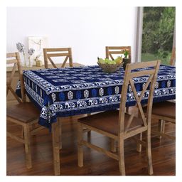 Blocks of India Cotton Table Cover For Six Seater Table-picture-17