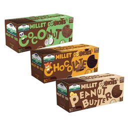 Tummy Friendly Foods Millet Cookies - Peanut Butter, Chocolate & Coconut - Pack of 3. - 75g each. Healthy Ragi Biscuits, snacks for Baby, Kids & Adults-20
