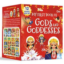 My First Book of Gods and Goddesses (Boxed Set) - Set of 12 Books | Illustrated Board Books on Hindu Mythology: Vaishno Devi | Krishna | Shiva | Ganesha | Hanuman | Lakshmi; for Ages 3+-16